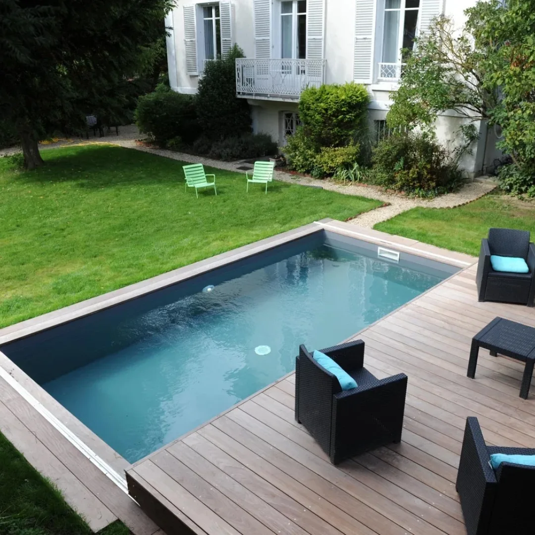 Раздвижная терраса для бассейна в Димитровграде