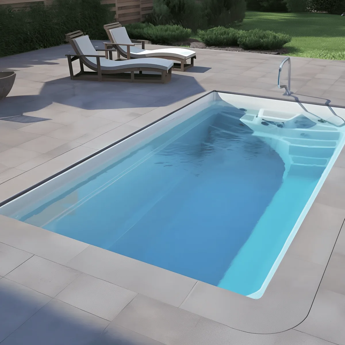 Композитный бассейн Laguna 5 — вид сверху в Димитровграде