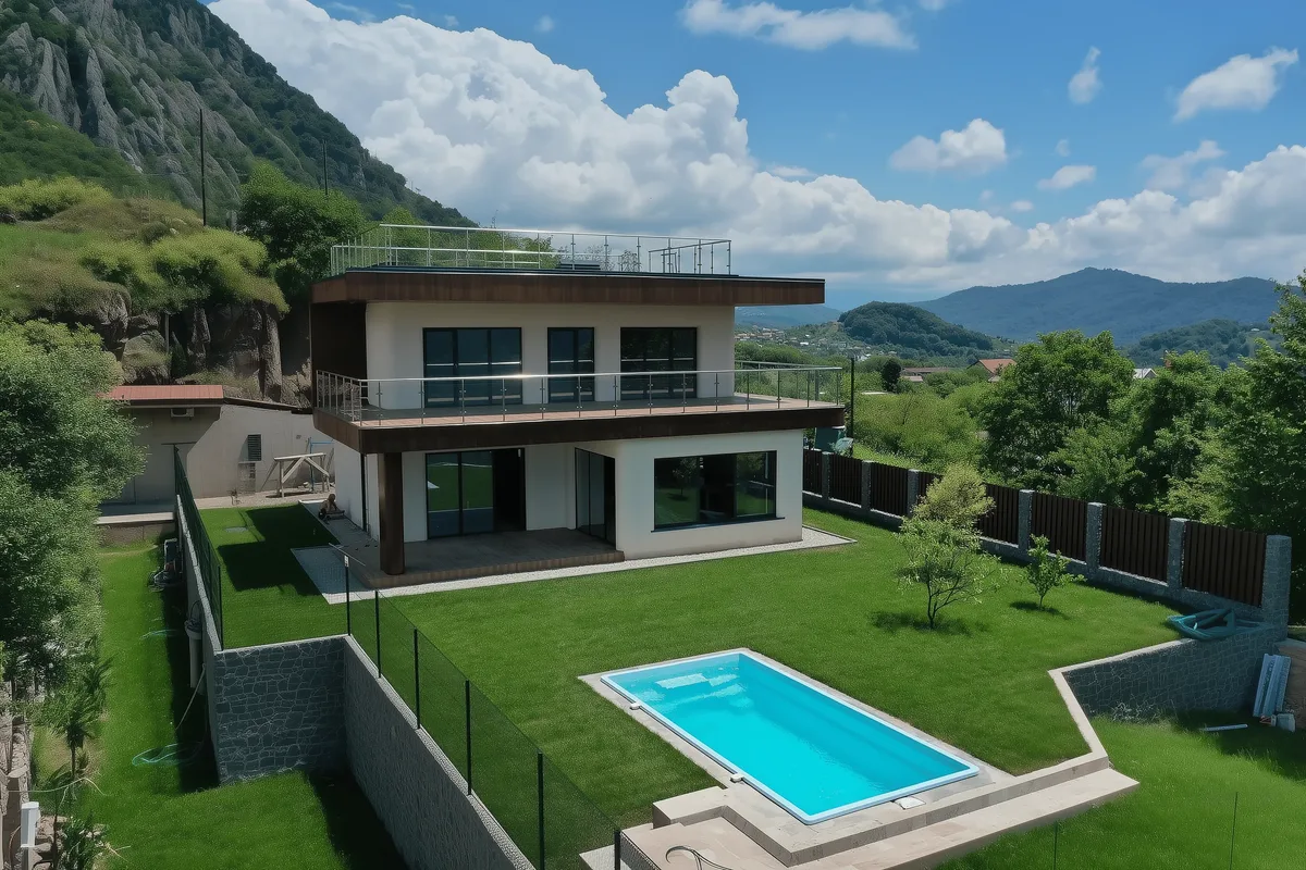 Композитный бассейн Laguna 6 — визуализация в Димитровграде