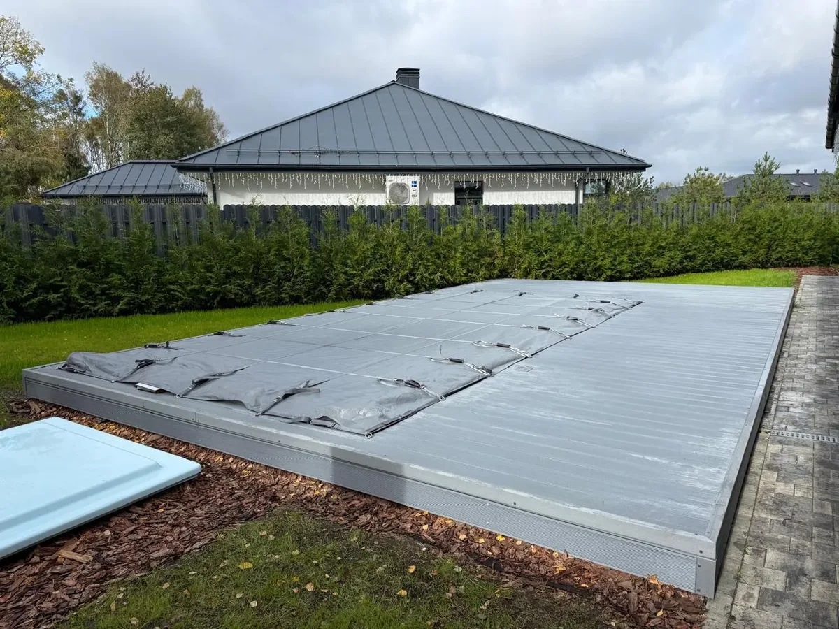 Покрывало Laguna Cover Mesh — установка в Димитровграде