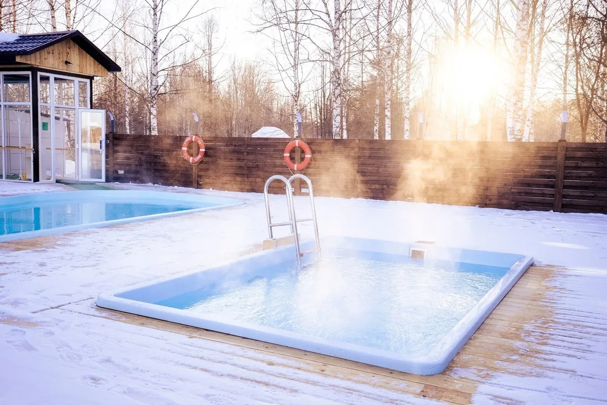 Композитный бассейн Laguna 4 — установка в Димитровграде