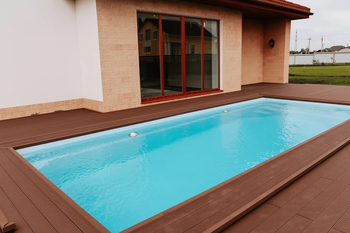 Композитный бассейн Laguna 8 — вид сверху в Димитровграде