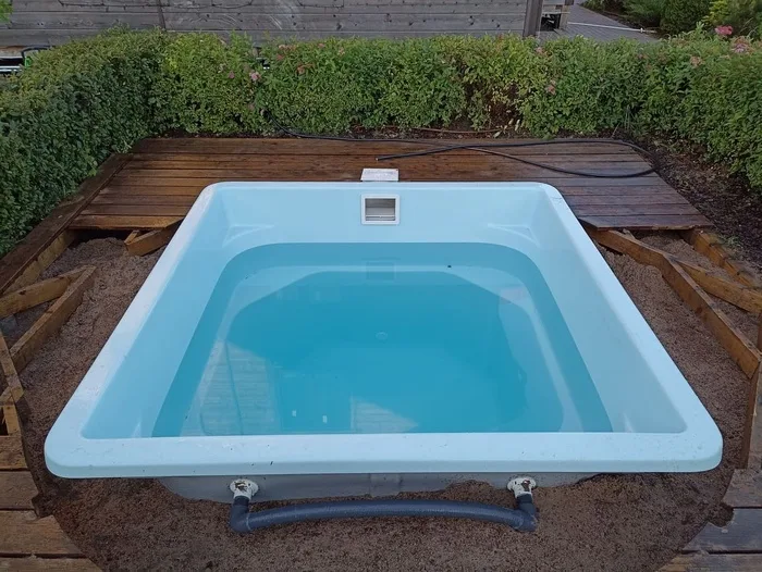 Композитная купель Laguna 2 — установка в Димитровграде