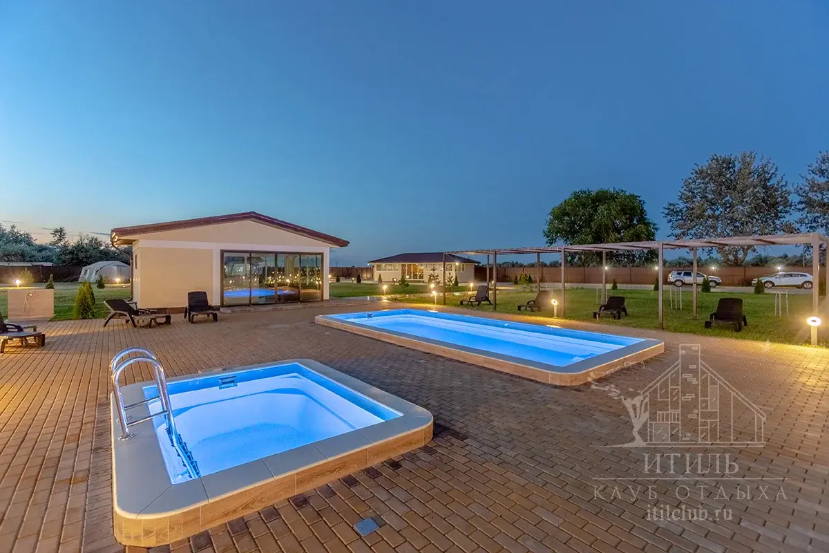 Композитная купель Laguna 3 — установка в Димитровграде